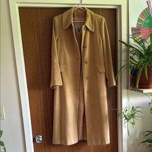 Vintage 100% Camel Hair Coat – Audrey Hepburn Meets Nancy Drew